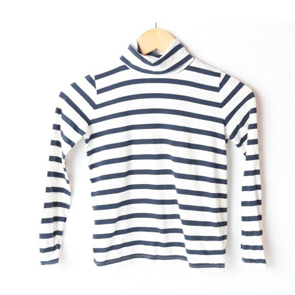 J.Crew Crewcuts Other - J. Crew Crewcuts Girls Size 8 Navy & White Stripe Layering Turtlenec